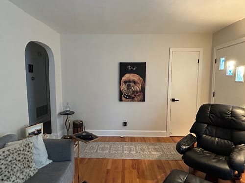 Customer photo review of Pet Art Canvas Wrap