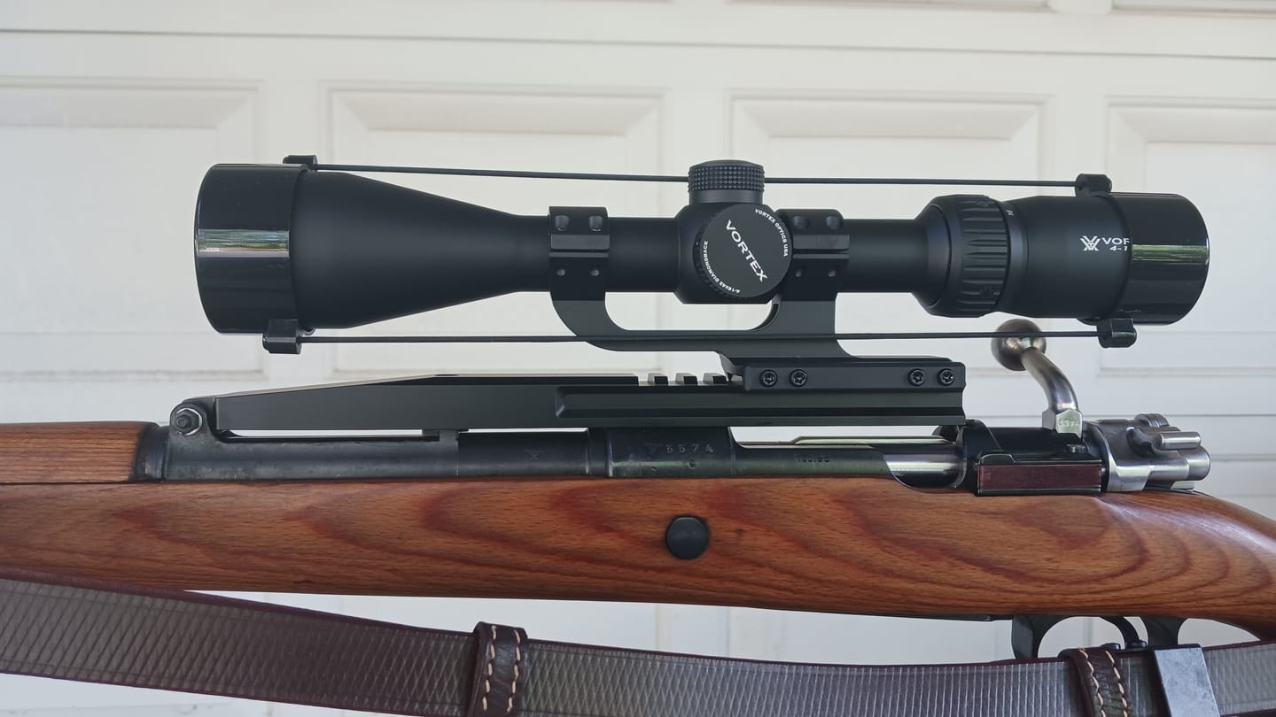 Customer photo review of Ultra Low-profile Mauser K98k NDT Scope Mount Gen 3 picatinny rail