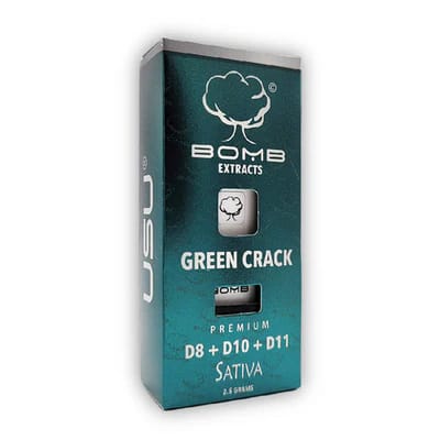 Customer photo review of BOMB EXTRACTS (D8 + LIVE RESIN) DISPOSABLE VAPE GREEN CRACK - SATIVA