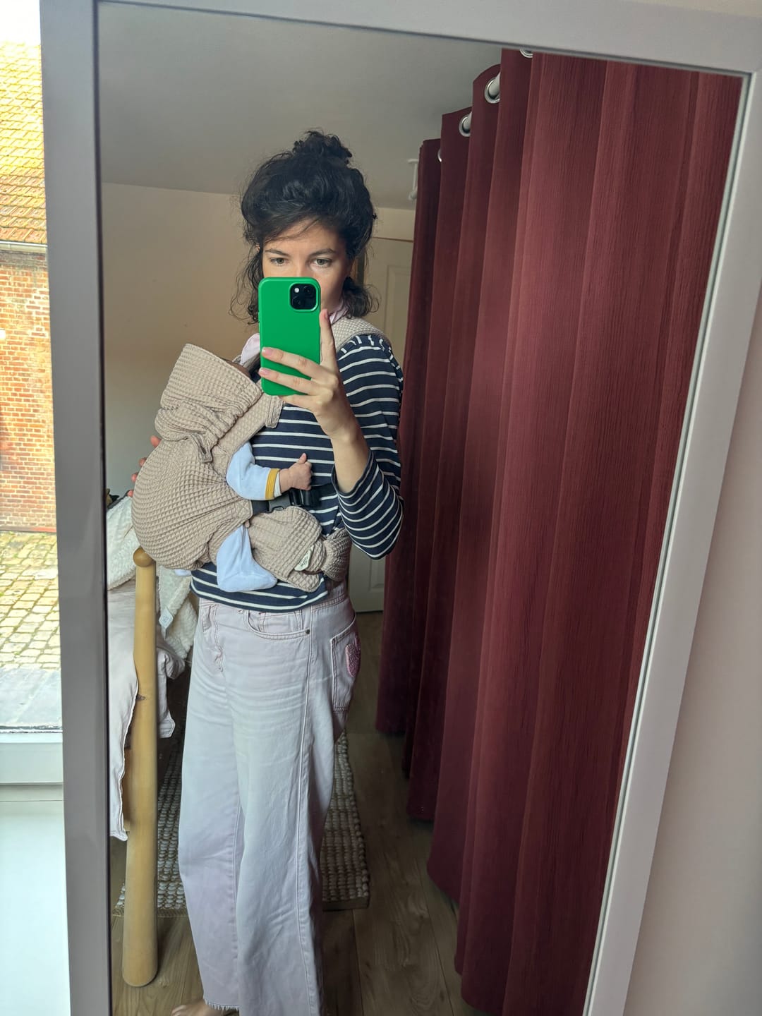 Customer photo review of Taupe Cloud: the Add-On Strap Covers