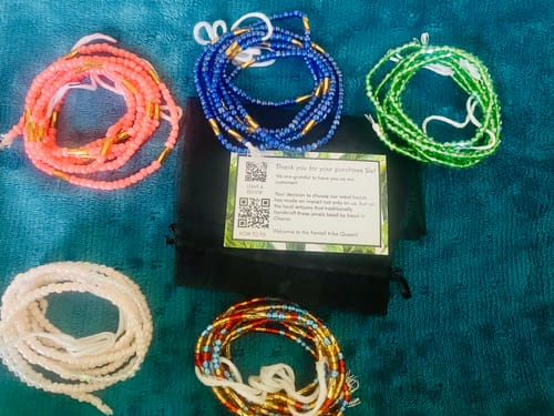 Customer photo review of Donna Royal African Waist Beads - Select 5 for 50% Off at checkout 🔥
