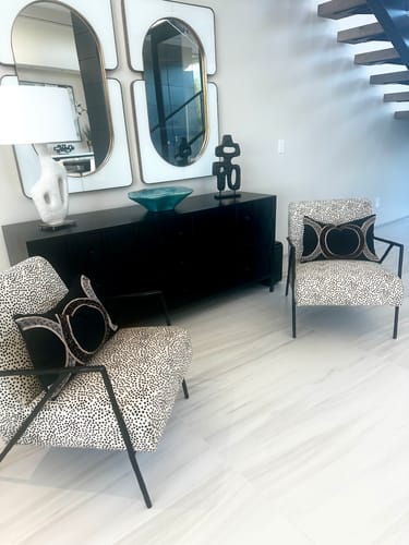 Customer photo review of Dot Diamond White Medium Cushion 50 x 50cm