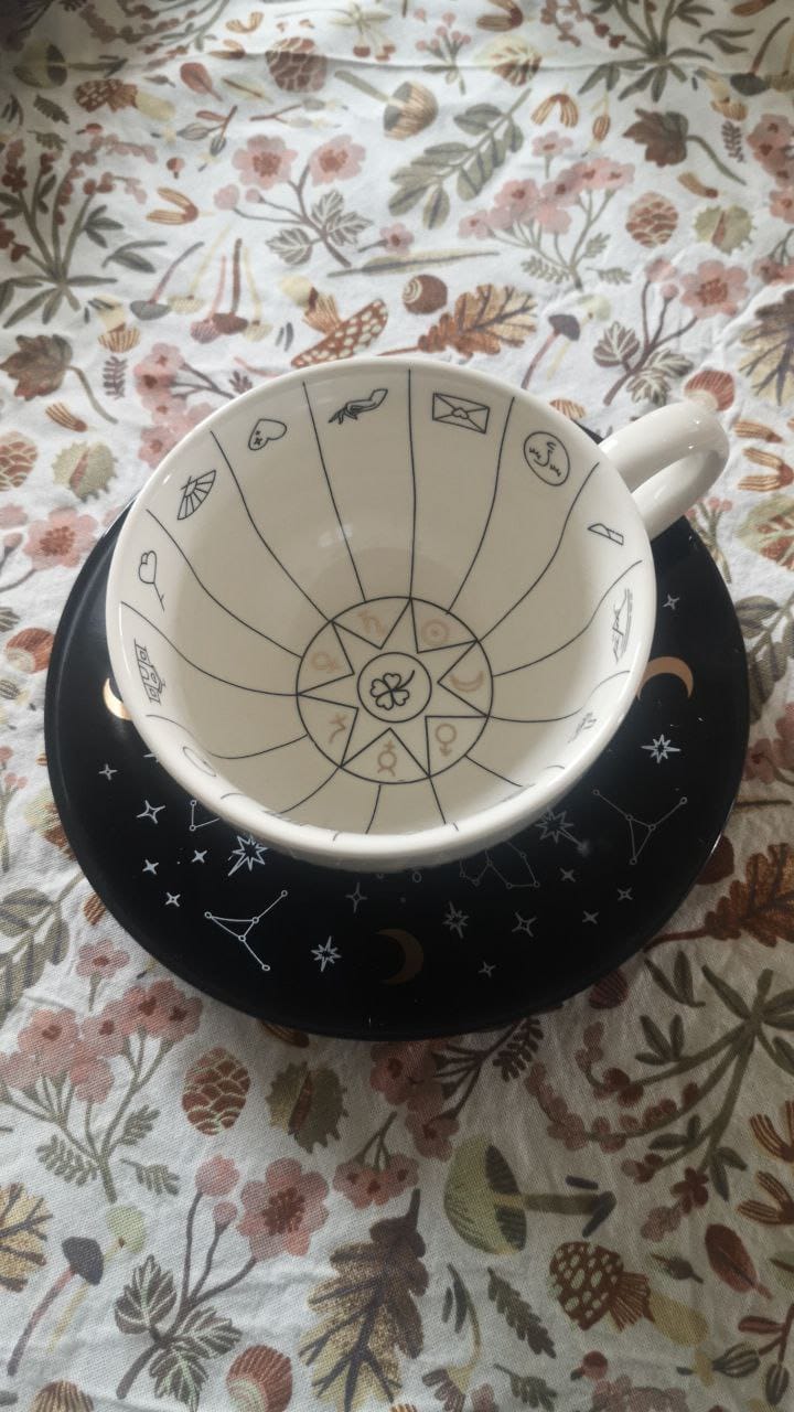 Customer photo review of Wahrsagerei-Teetasse