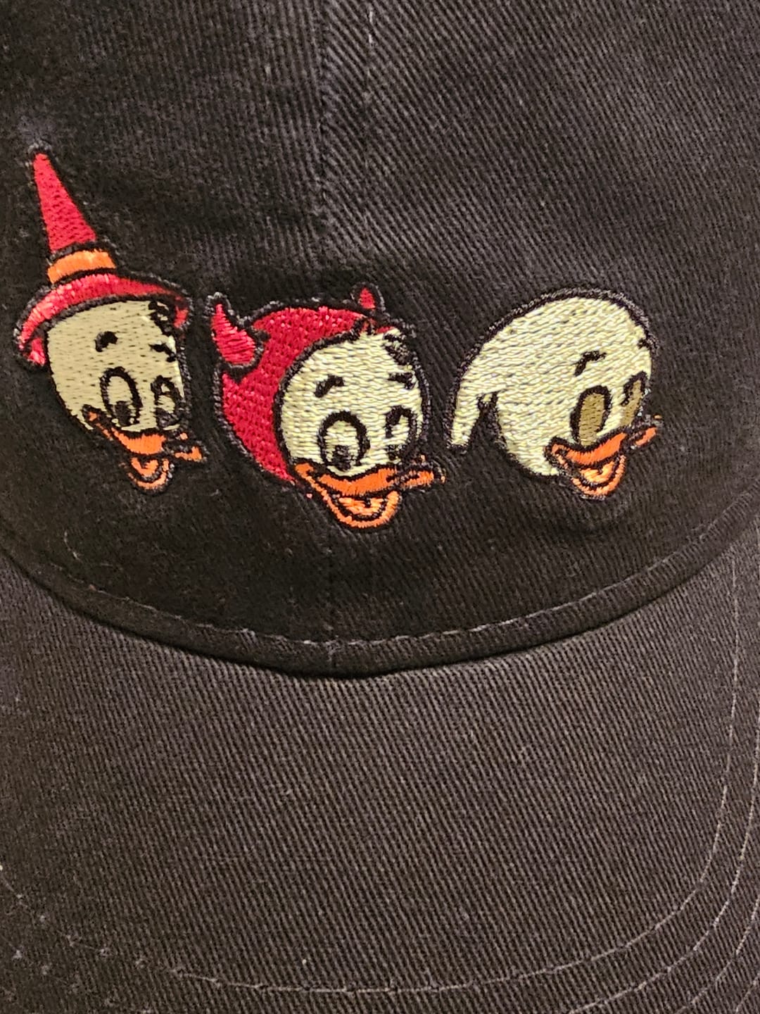 Customer photo review of Disney "Tricks, Treats, and Trouble" – Dad Hat