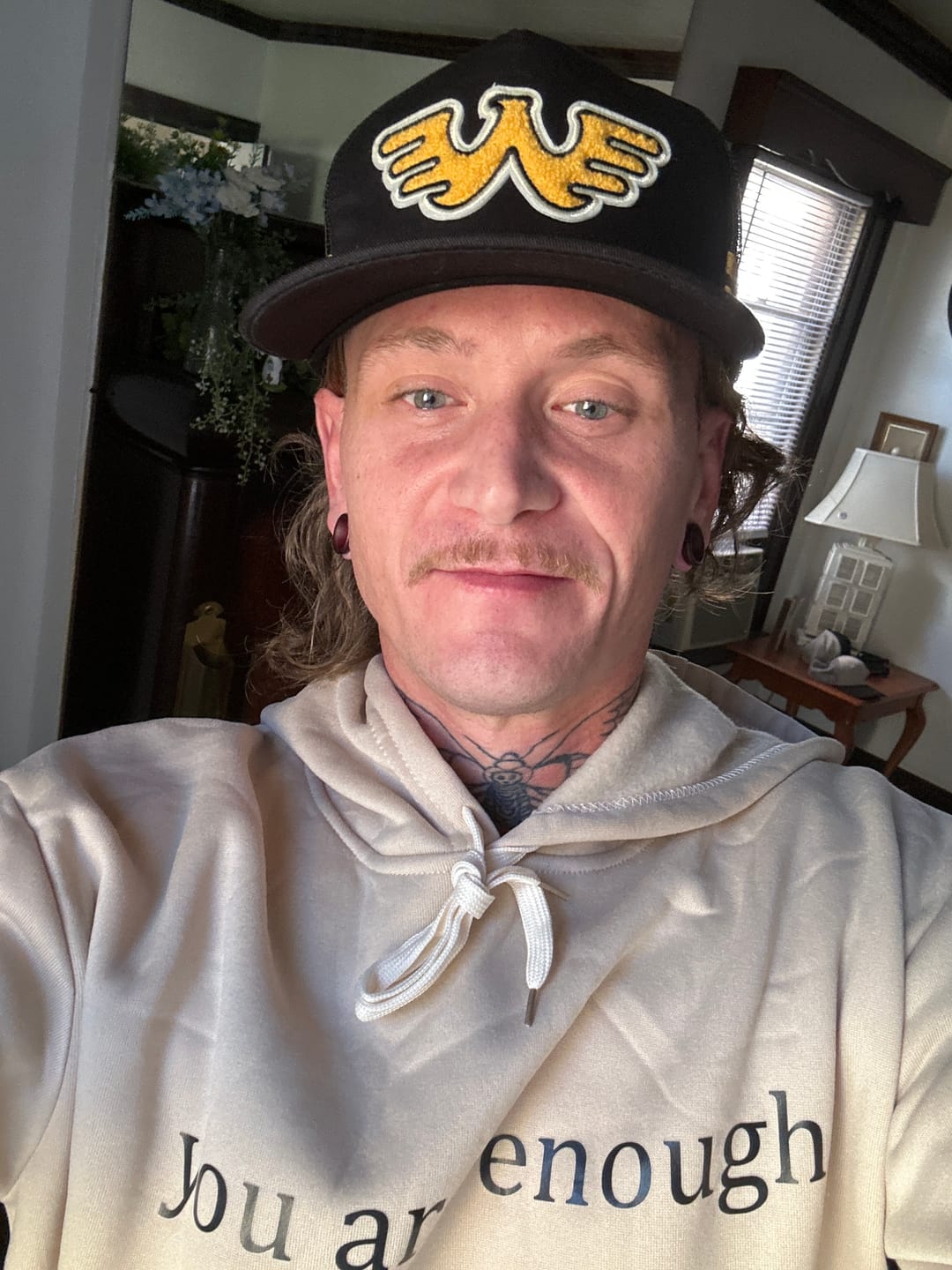 Customer photo review of Seager x Waylon Jennings Flying W Snapback Hat - Black