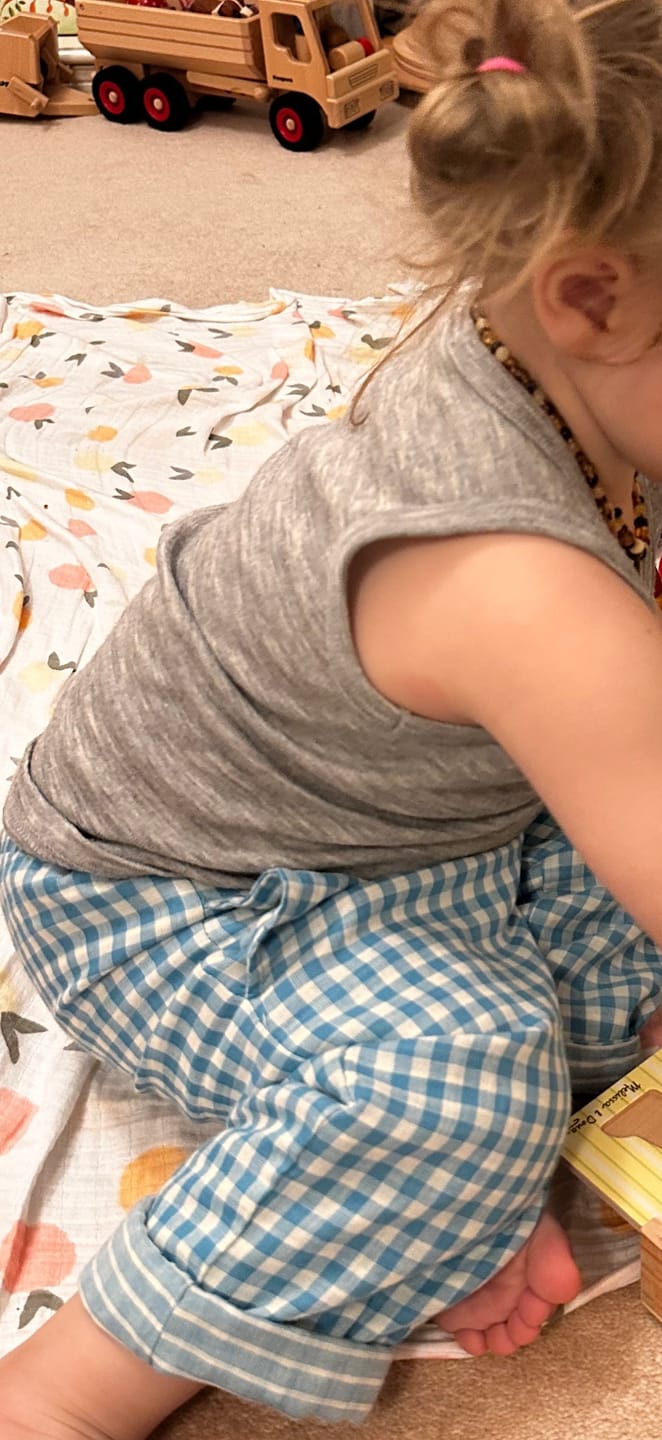 Customer photo review of Blue Moon Reversible Pull On Trousers