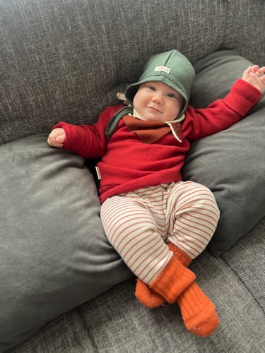 Customer photo review of Überraschungs-Merinobindemütze