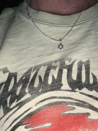 Customer photo review of Star of David Necklace