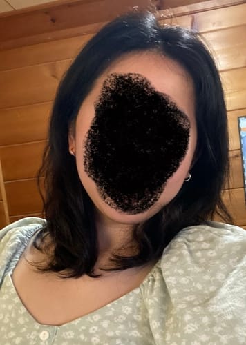 Customer photo review of Tiny Hoop Clip On Earrings in Gold