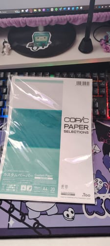 Customer photo review of Copic Paper Selections - Pack 20 Hojas Custom Paper A4 21 x 29,7 cm