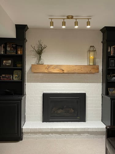 Customer photo review of Contemporary Mantels