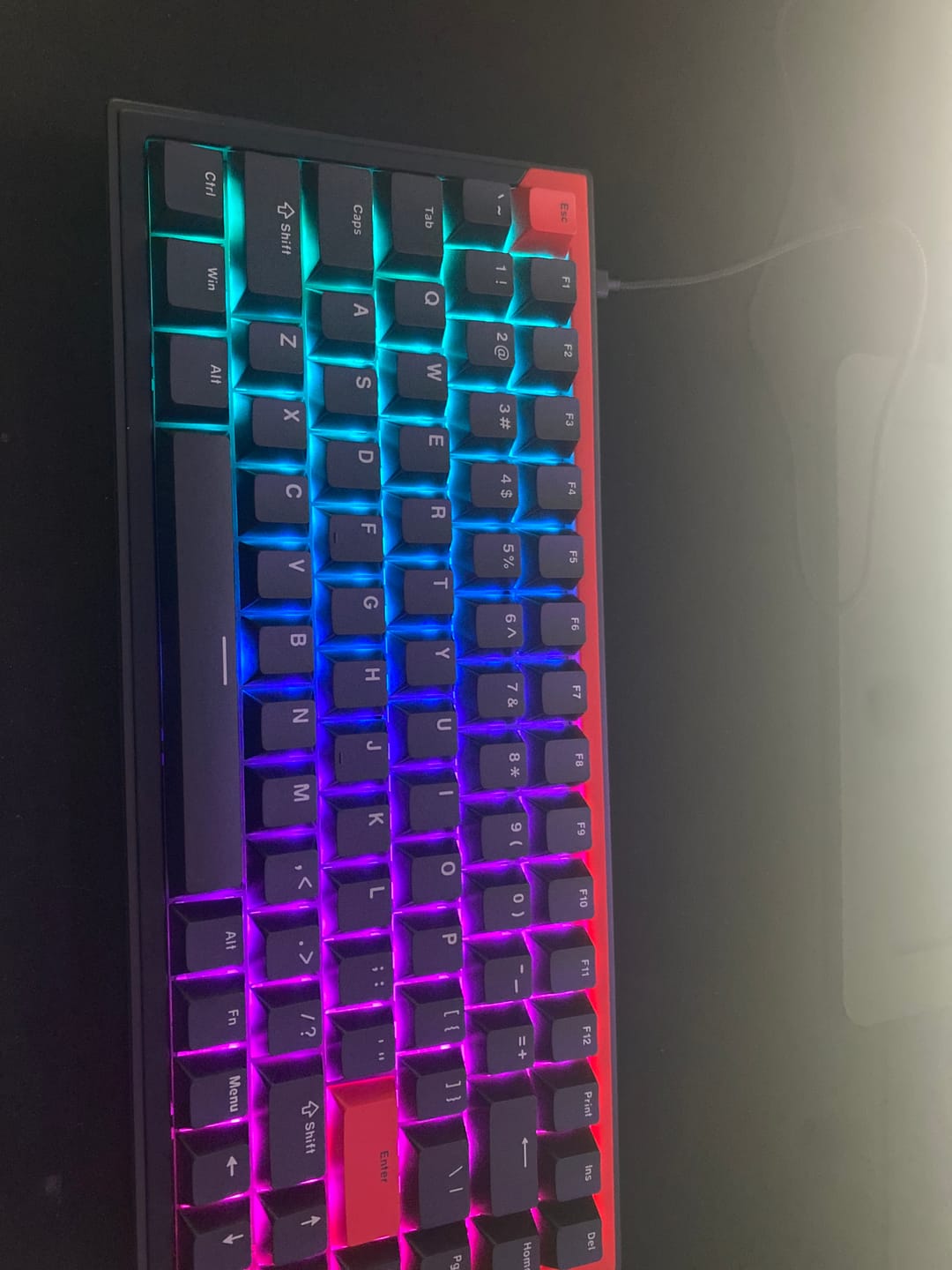 Customer photo review of DrunkDeer G75 Wired Actuation Distance Adjustable Magnetic Switch Keyboard