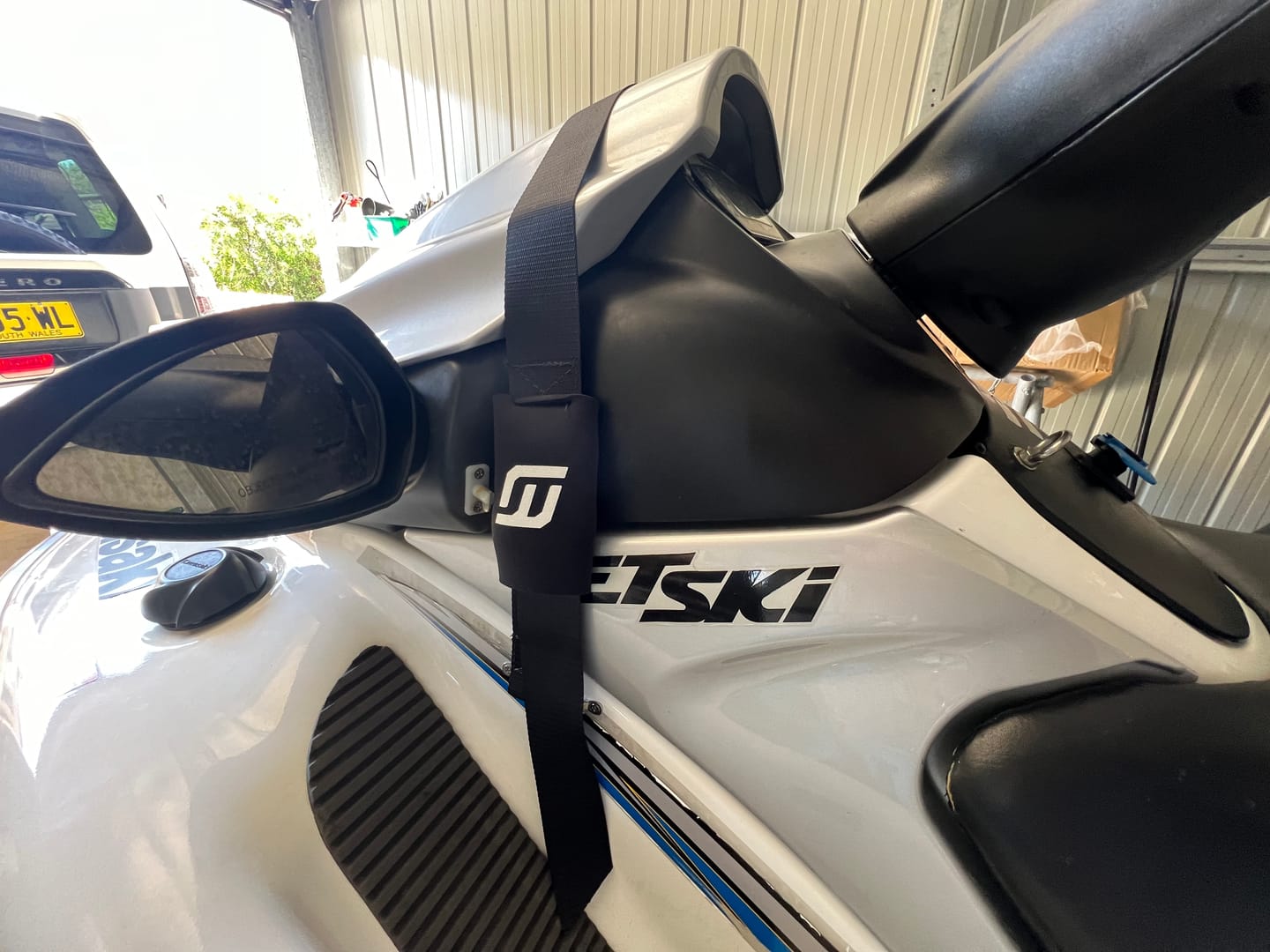 Customer photo review of JET TECH SEAT STRAPS & HANDLE