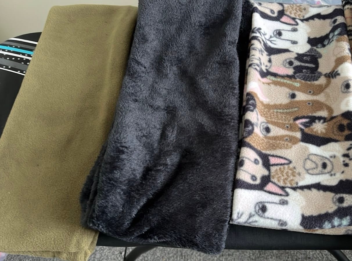 Customer photo review of Plain Fleece/Sweatshirt Remnants