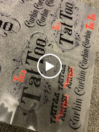 Customer video review of Custom DTF Gang Sheet