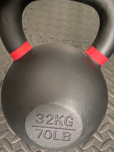Customer photo review of Tydax Powder Coated Kettlebell