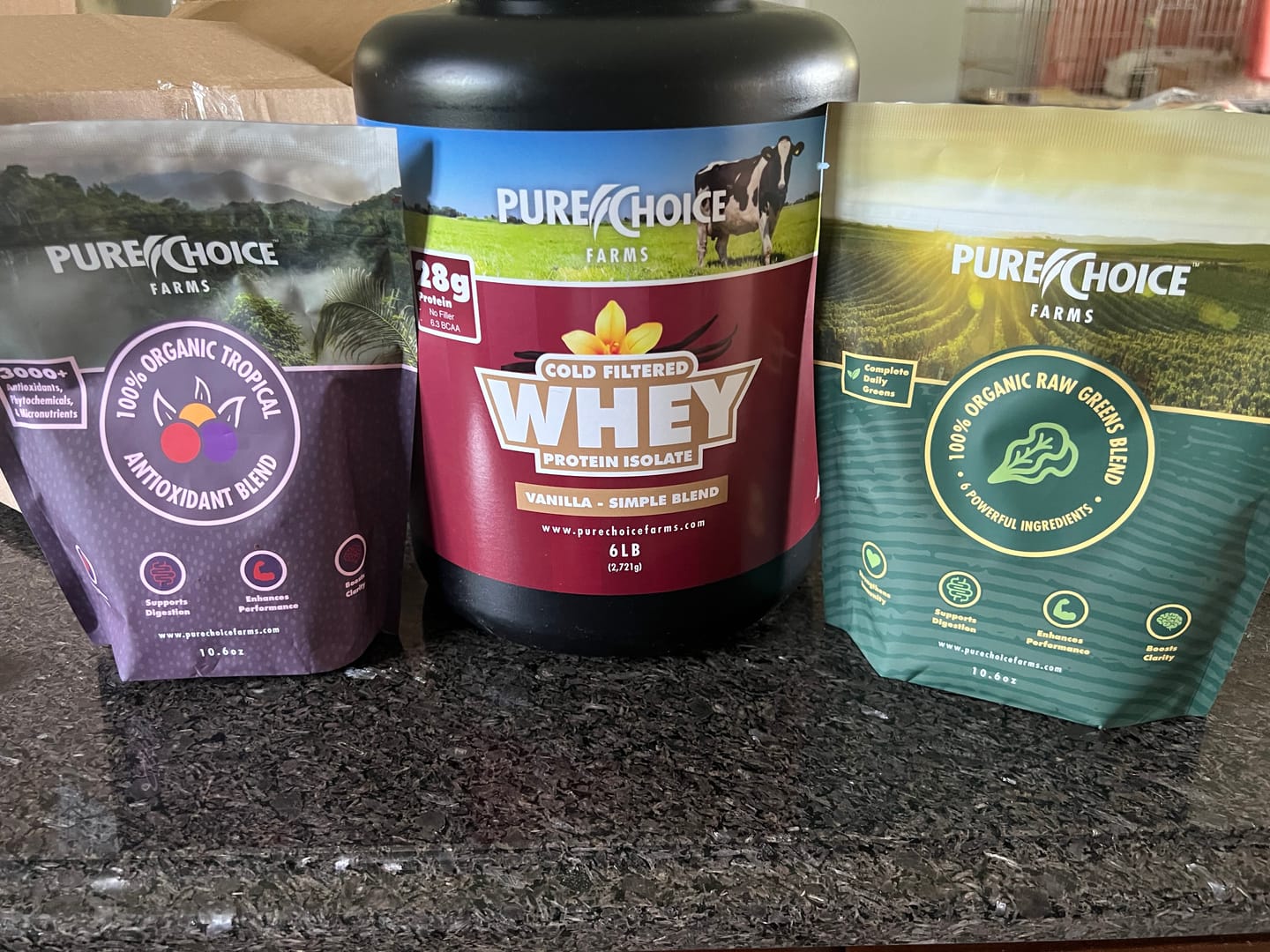 Customer photo review of Organic Tropics & Raw Greens Micronutrient Powders
