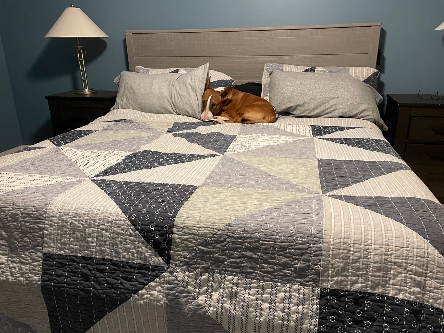 Customer photo review of King Tempur Pedic Luxe Align 2.0 Blue Mattress (Soft Feel)