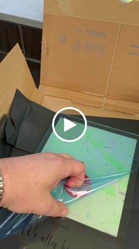 Kundenbewertung mit Video zu "Unser Ort" - Personalisierte Acryltafel