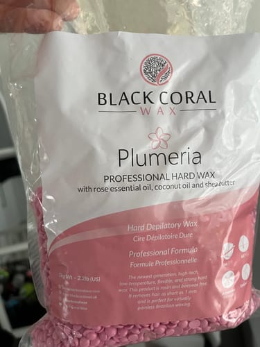 Customer photo review of Plumeria Hard Wax 1kg