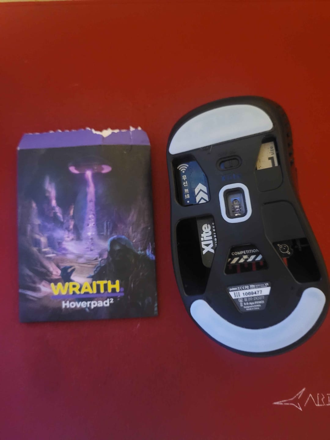 Customer photo review of Pulsar XLite Wireless V1/V2 için Hoverpad V3 Mouse Skate