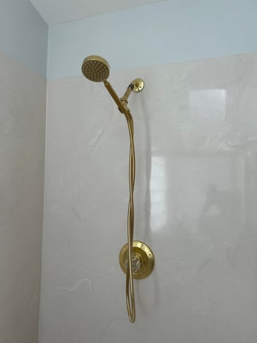 Customer photo review of 1-Spray Handheld Shower Head Set
