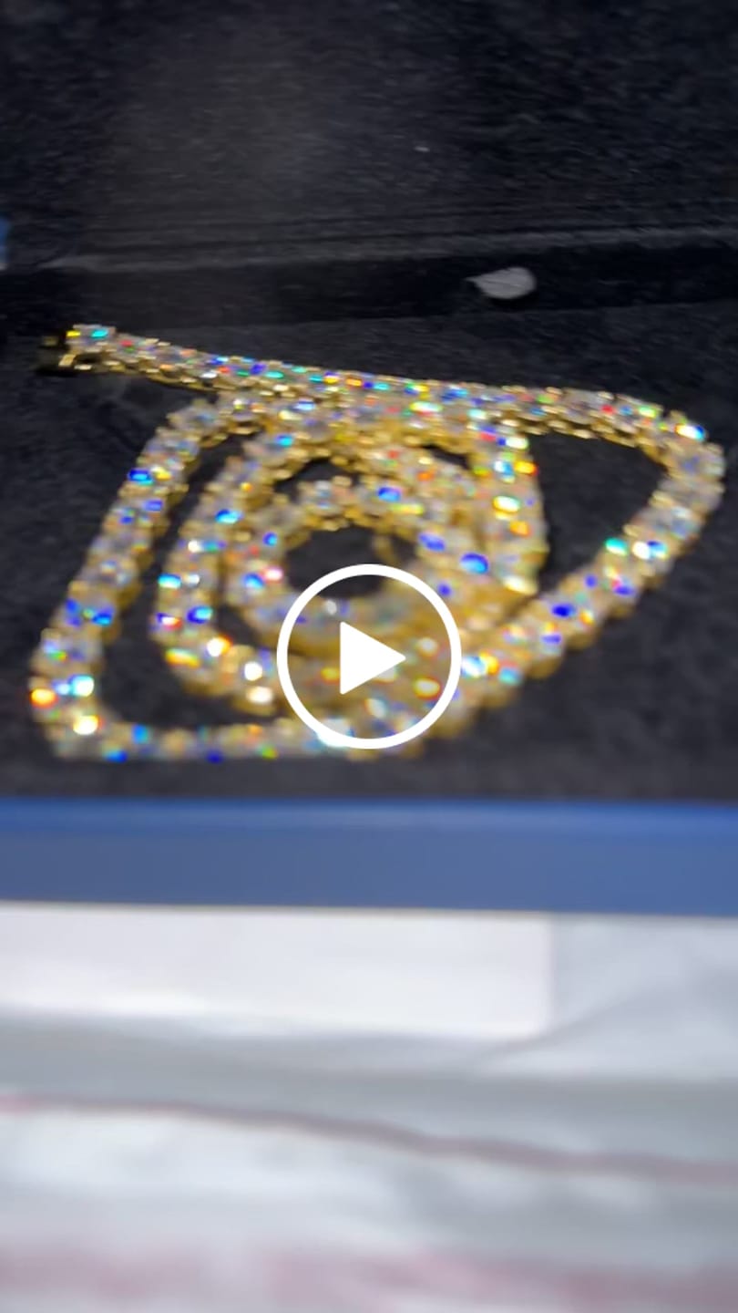 Customer video review of VVS Moissanite Stud Earrings (ALL SIZES)