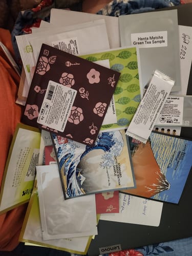 Customer photo review of Matcha Tea Sampler (21 pack)