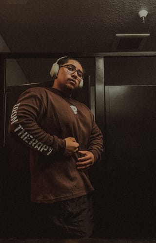 Customer photo review of Iron Therapy Long-Sleeve Waffle Thermal