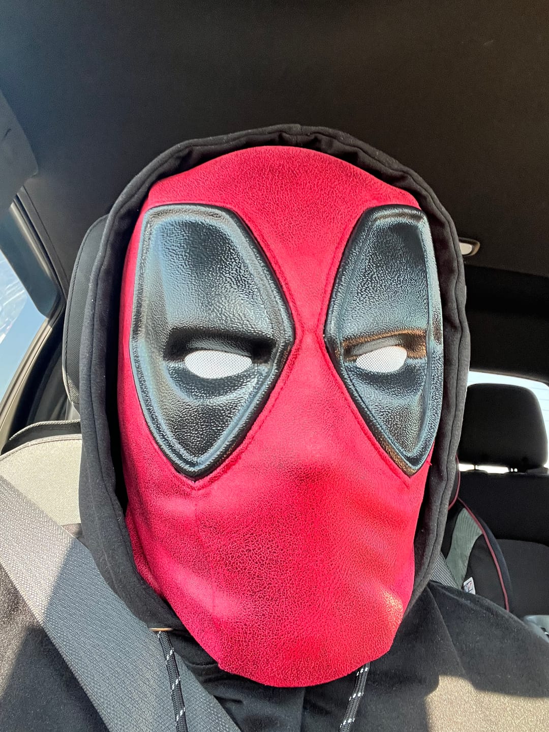 Customer photo review of SpideyJunky™ Deadpool Mask