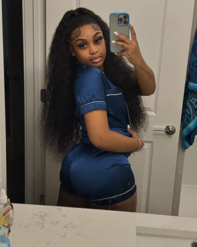 Customer photo review of [Upgrade 360] Invisible Drawstring Straps Glueless Lace Wig Curly Bleached Knots Human Hair Wig