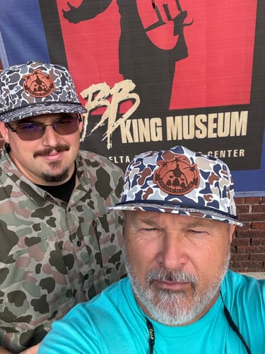 Customer photo review of Custom Leather Patch Rope Hat