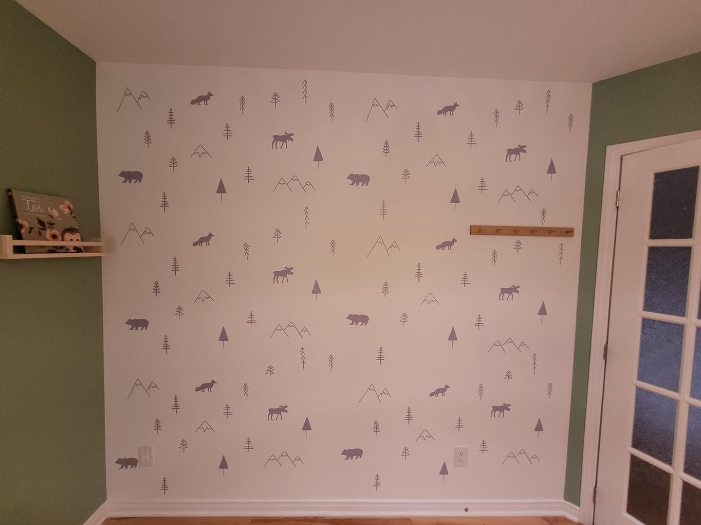 Customer photo review of Wilderness Wall Decals