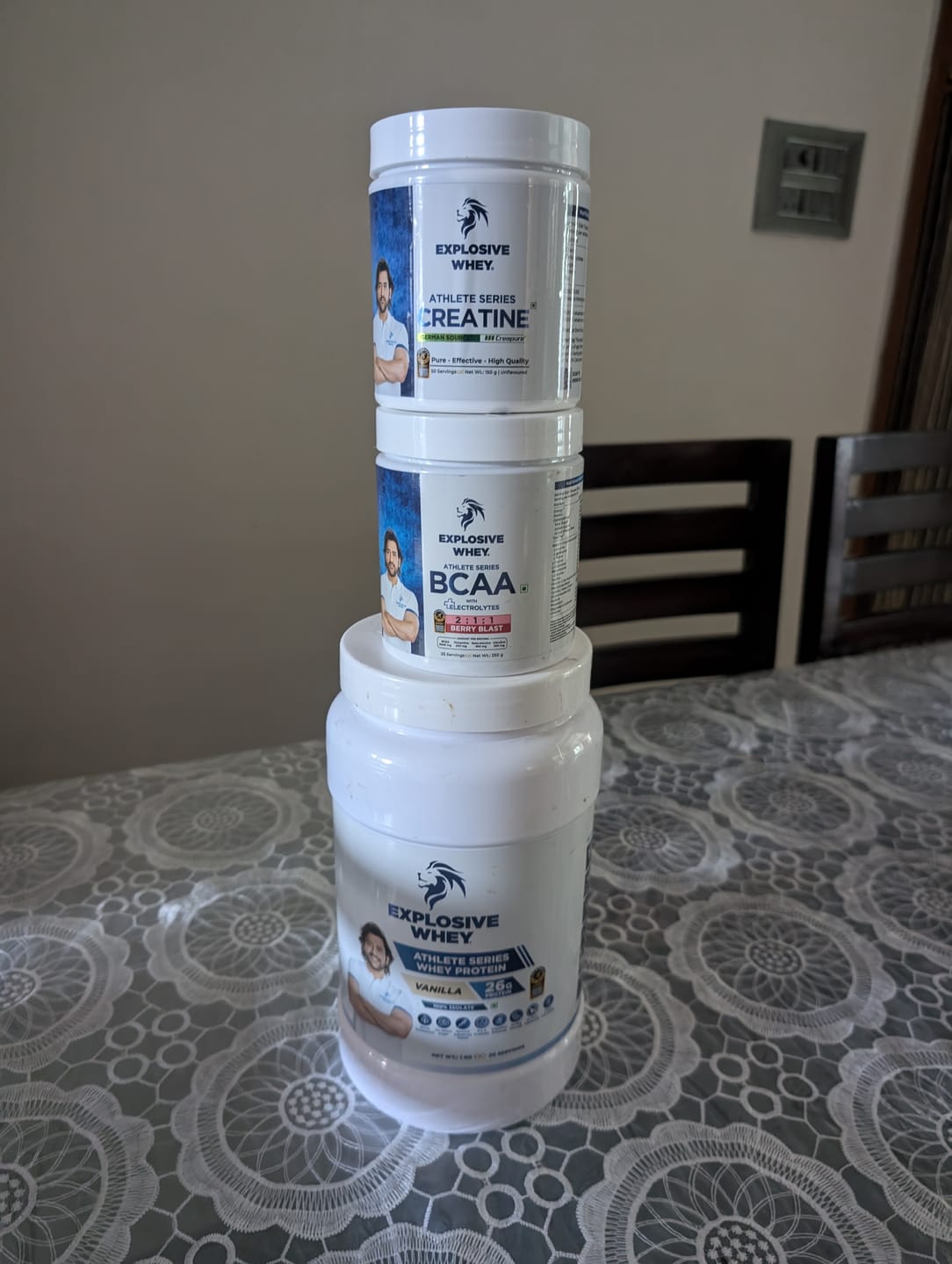 Customer photo review of Athlete Series Whey Protein (100% Isolate)
