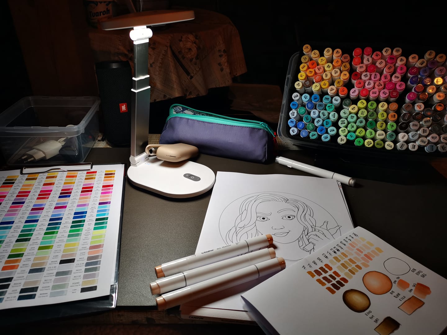 Customer photo review of Ohuhu Honolulu Colorless Blender Marker - Pack of 6