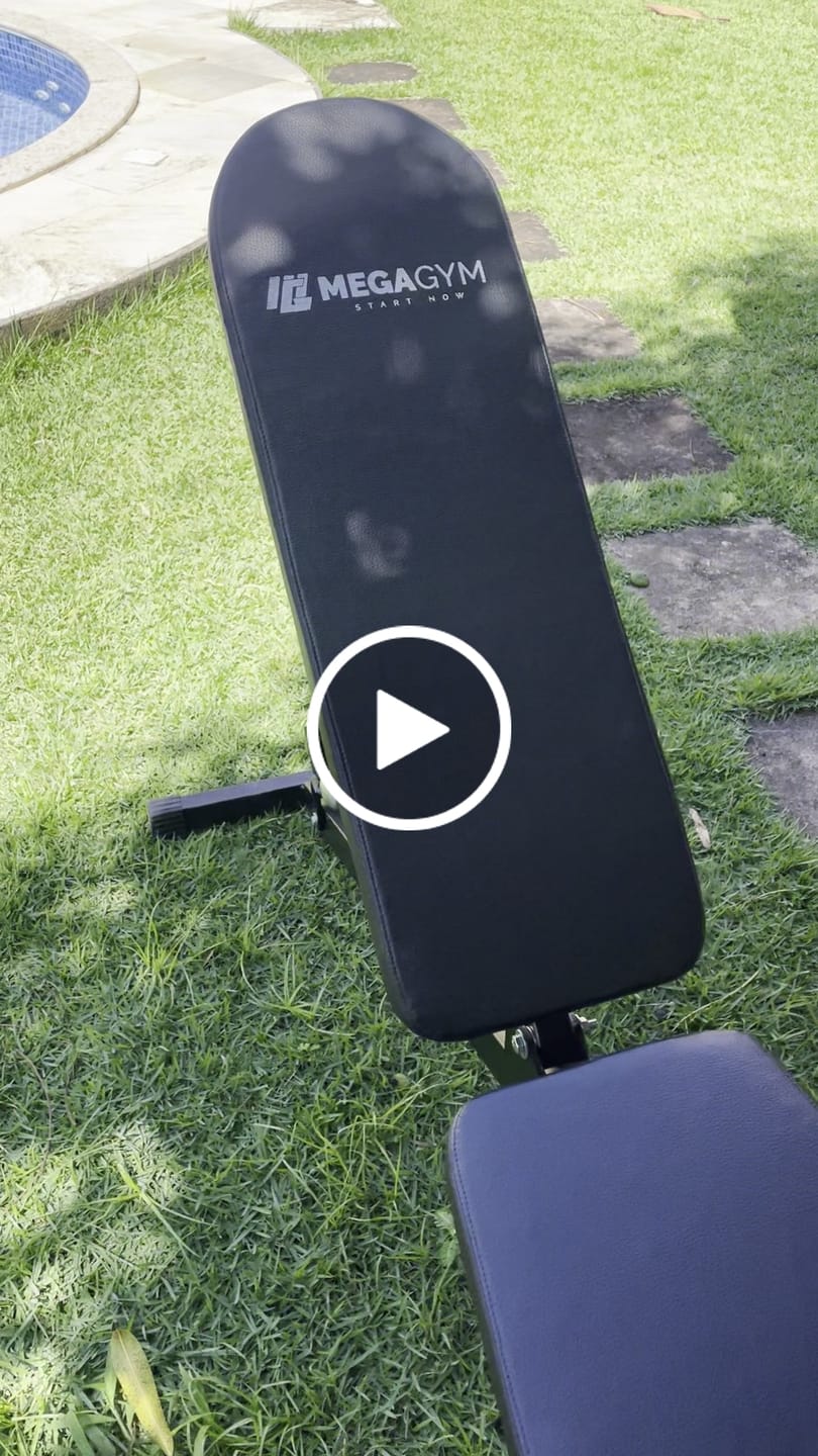Customer video review of Banco de musculação 6x1 posições