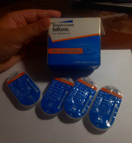 Customer photo review of Lentes de Contato Soflens Toric