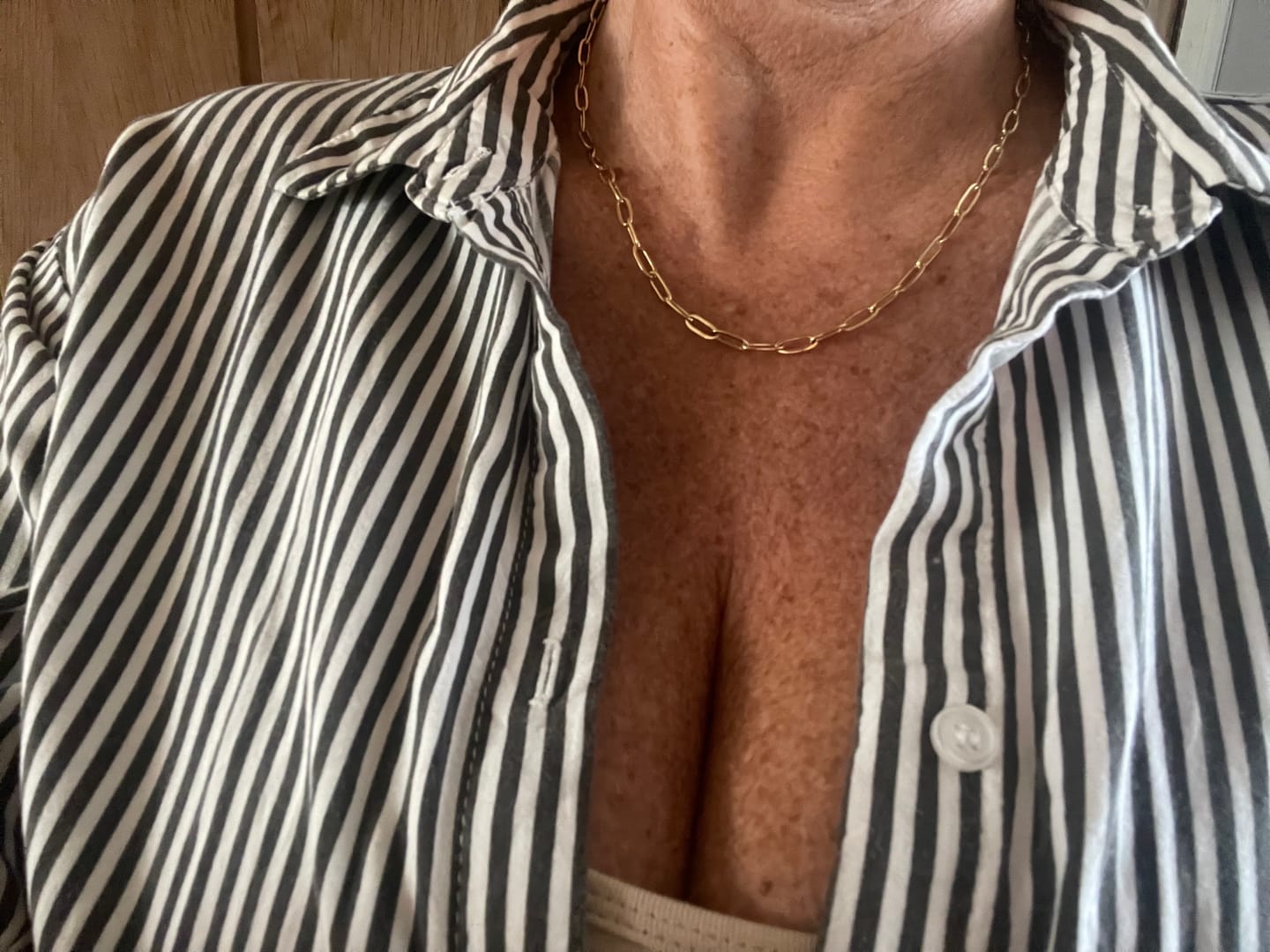 Customer photo review of Paperclip Necklace