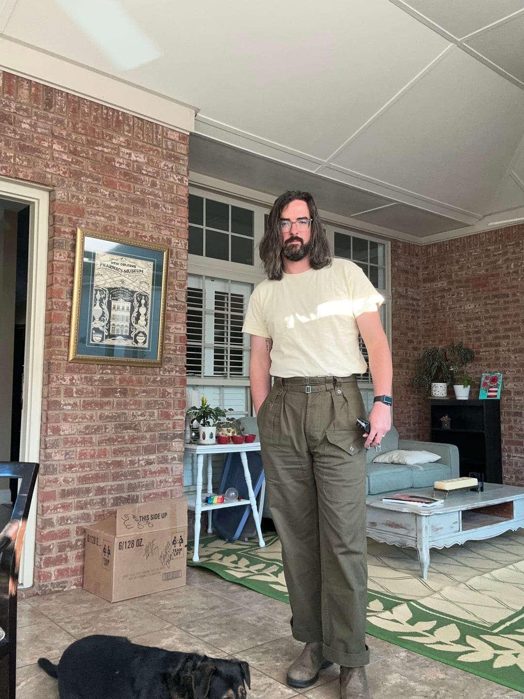 Customer photo review of 1943 British Army KD & JG Gurkha Bermuda Pants - Olive