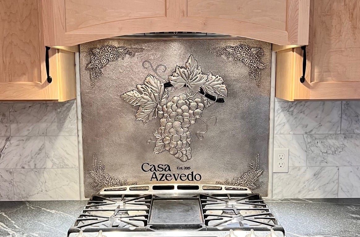 Customer photo review of Custom Kitchen Backsplash