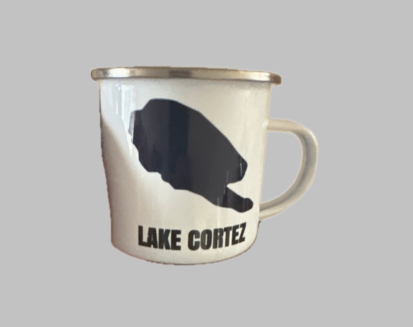 Customer photo review of Custom Lake Camping Mug