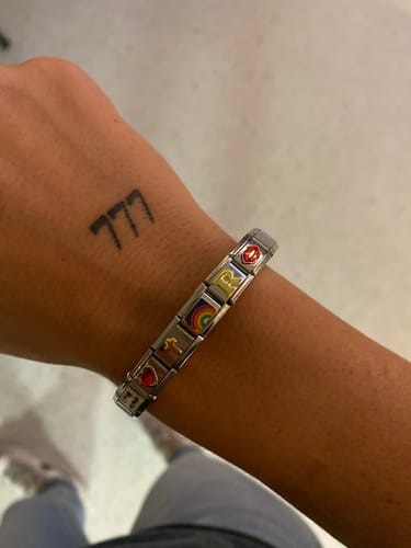 Customer photo review of Original Italian Charm Bracelet