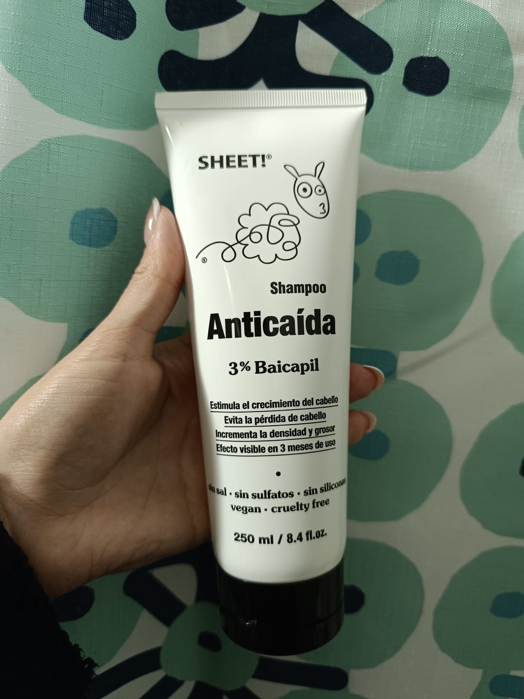 Customer photo review of Pack Anticaída de Cabello para 1 Mes