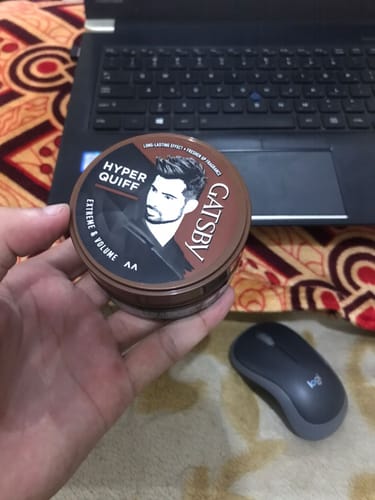 Customer photo review of Gatsby Extreme & Volume Hair Wax Brown Jar