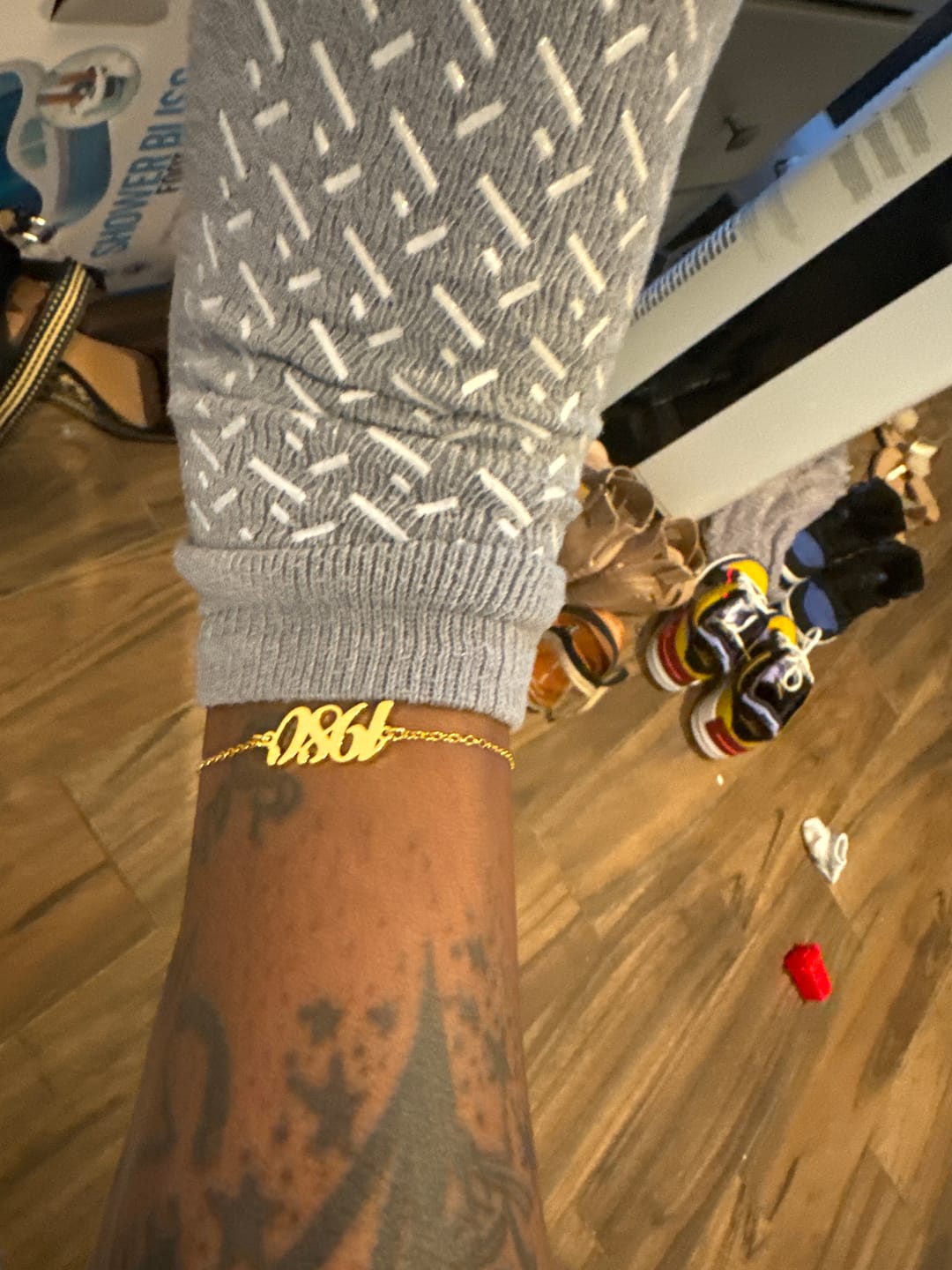 Customer photo review of Year Anklet