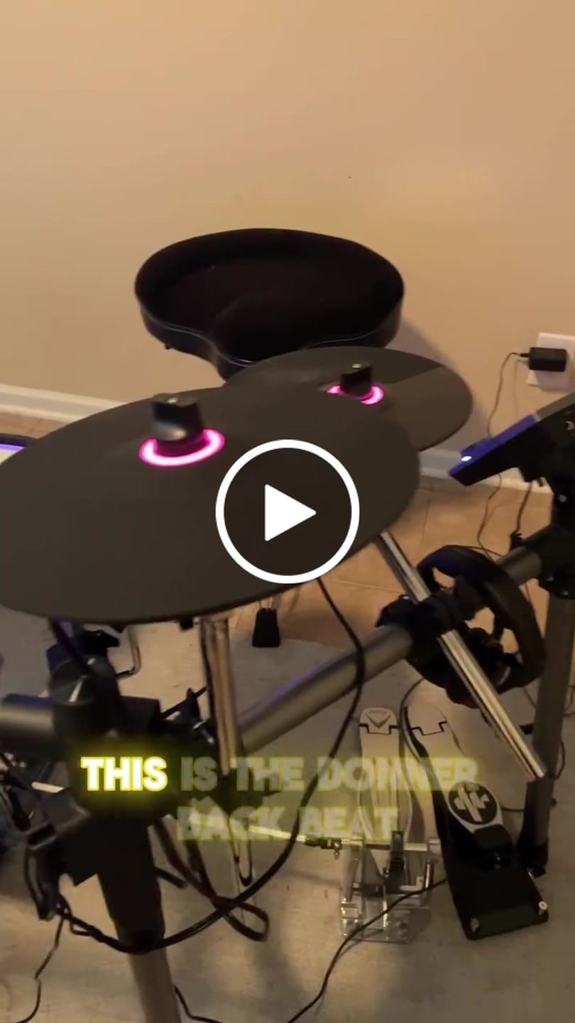 Customer video review of Donner BackBeat Batterie électronique avec lumières LED personnalisables et écran tactile de 7 pouces