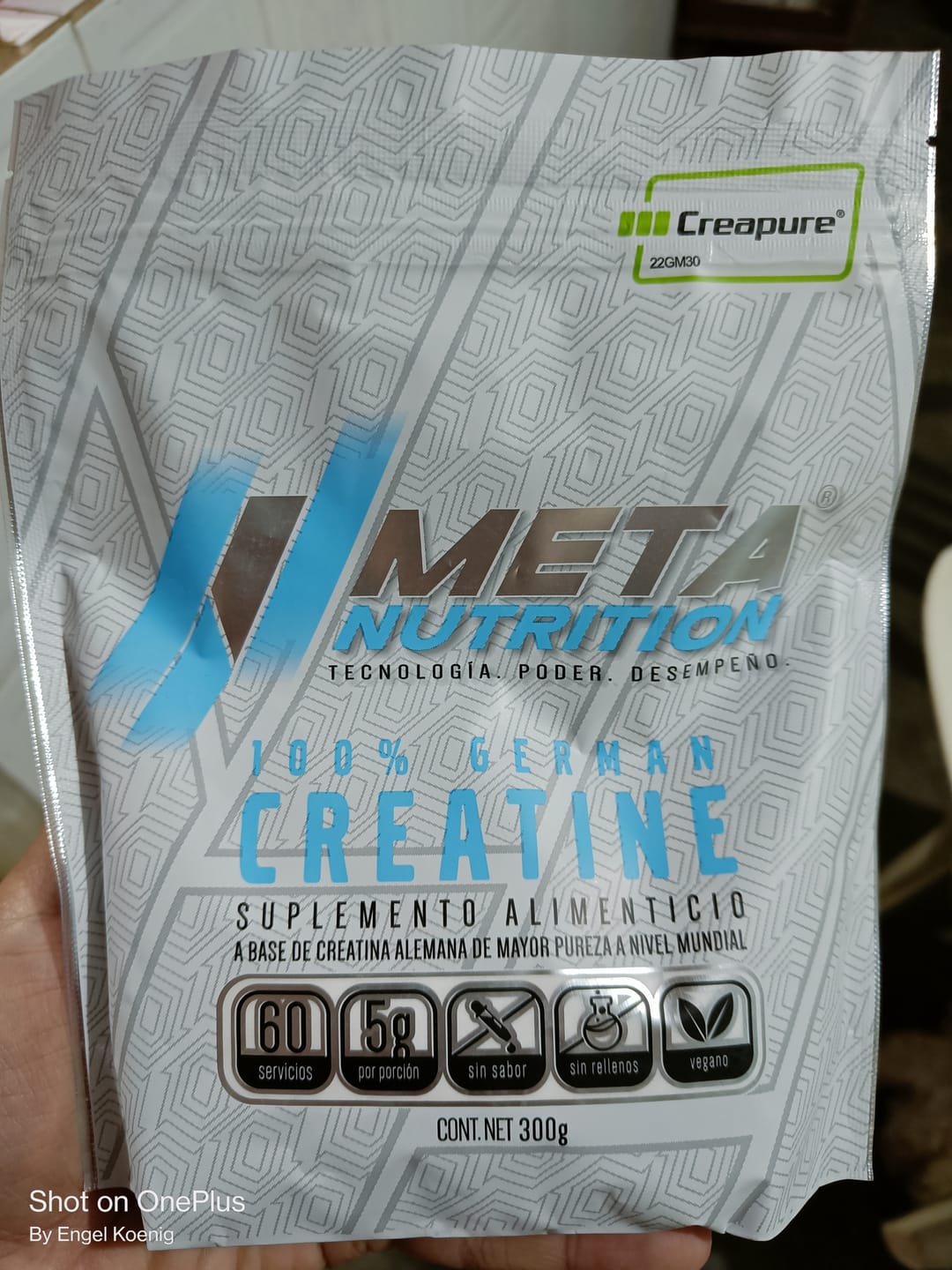 Customer photo review of 100% German Creatine - Made of Creapure®