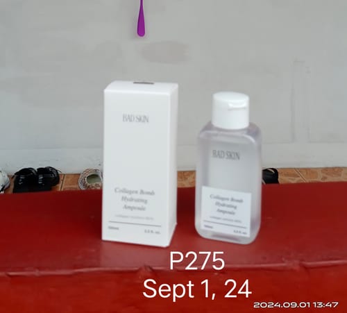 Customer photo review of Bad Skin™ Korean Collagen Bomb Hydrating Ampoule