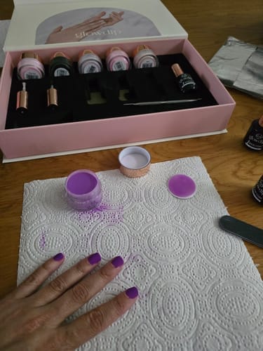 Customer photo review of Glowdip All-in-One Manicure Set