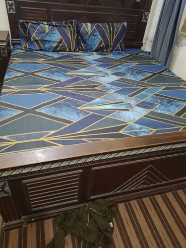 Customer photo review of Ocean Wave-Bed Sheet Set
